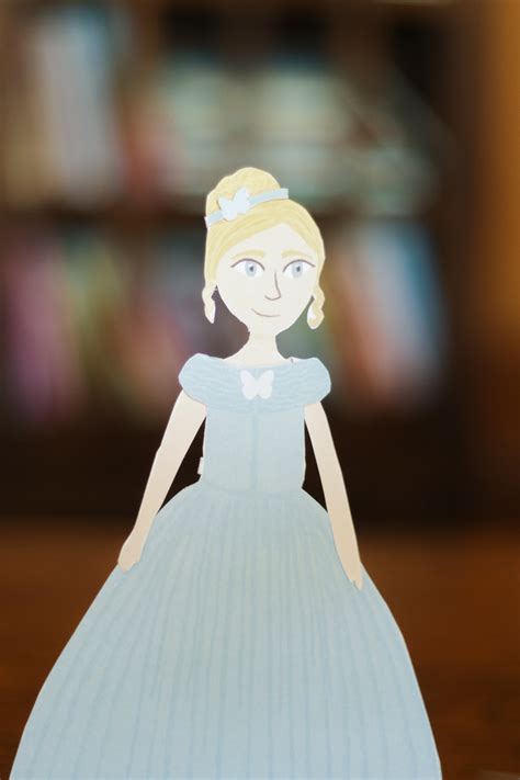 Image result for Cinderella Paper Doll Tutorial