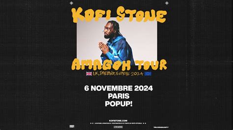 KOFI STONE | PopUp!, Paris - 6 novembre 2024, Le POPUP du Label, Paris ...