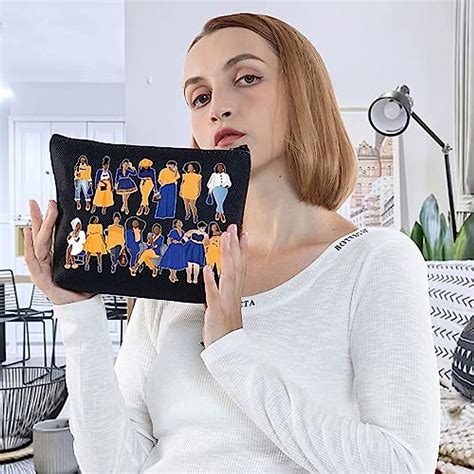 WZMPA Sigma Gamma Rho Makeup Zipper Pouch - Unique Gift