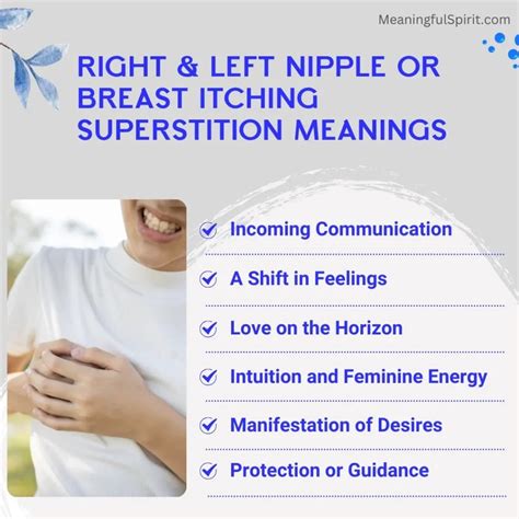Right & Left Nipple or Breast Itching Superstition Meanings ...