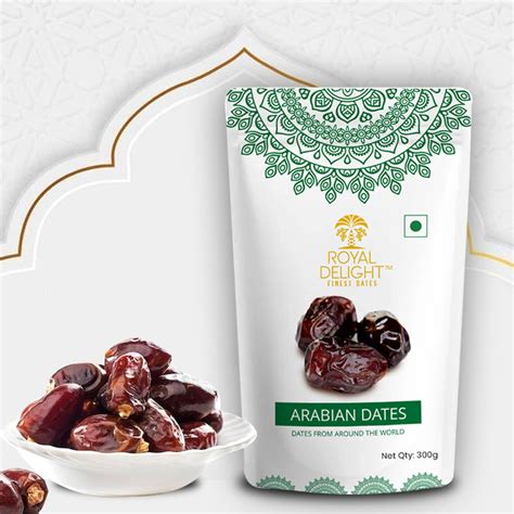 Royal Delight Arabian Dates 300g | Khajur/ Khajoor | Vegan / Plant Bas ...