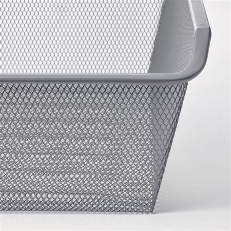 KOMPLEMENT Mesh basket with pull-out rail, dark grey, 50x58 cm (195 ...