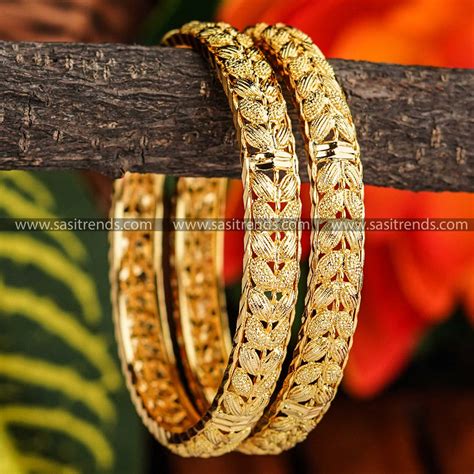 Elegant Thick Bangle Pair | Traditional Indian Jewellery - Buy Now ...