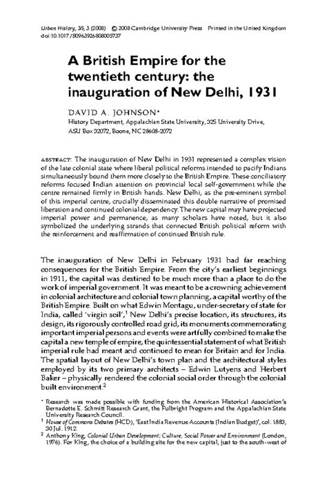 DA Johnson New Delhi - Urban History, 35 , 3 (2008) ©C 2008 Cambridge ...