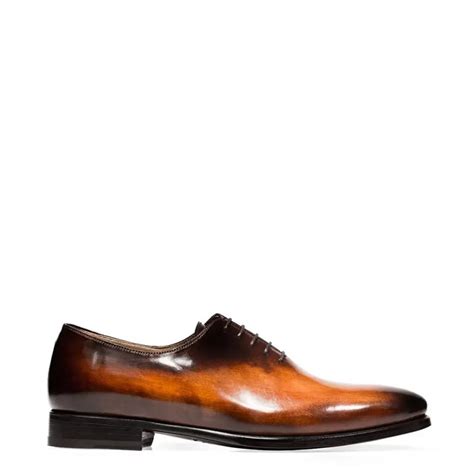 Classic Shiny Leather Oxford Tan / Brown Shoe
