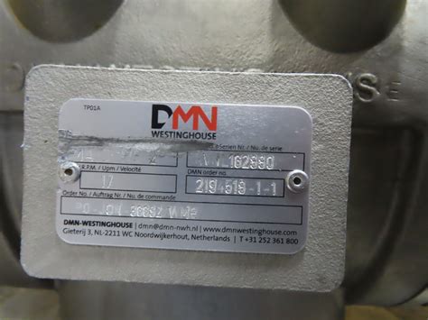 Unused 6" DMN Westinghouse MALD 175 Rotary Valve, Rotary Airlock