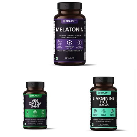 Boldfit Melatonin 5mg Sleeping Aid Pills for Deep Sleep with Tagara ...