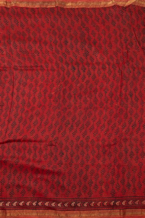 Black Jahota Printed Silk Cotton Saree 10072949 – Avishya.com