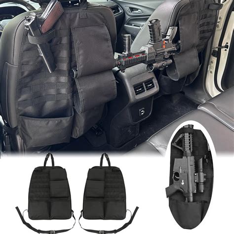 Amazon.com: Winunite 1Pair Black Tactical Car Seat Back Gun Rack Holder ...
