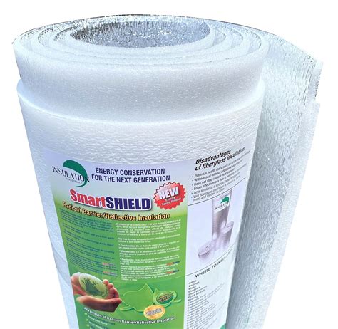 SmartSHIELD -20mm 48"X25ft Reflective Insulation Roll, Foam Core ...