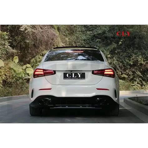 Car Bumper for Benz A-Class W177 Upgrade A45S AMG Body Kit Front Grill ...