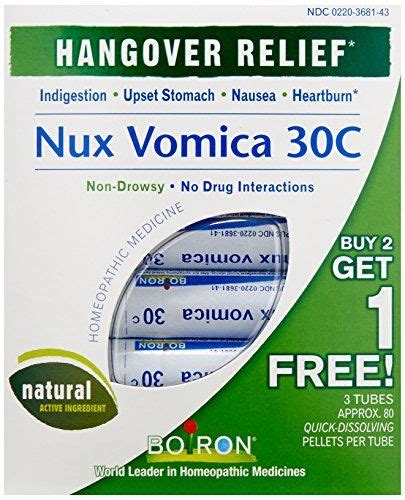 nux vomica 200 homeopathic medicine