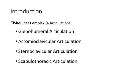 Shoulder joint biomechanics | PPTX