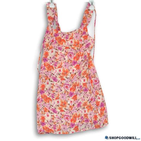 Rolla Coster Womens Multicolor Floral Print Sleeveless Mini Dress Size ...