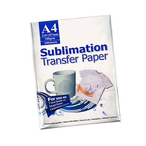 Sublimation Paper for Dark Fabric，100 Sheets 8.5x11 Inch Heat Transfer ...