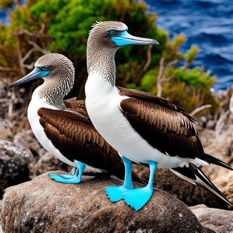 Blue-footed boobies - AI Generated Artwork - NightCafe Creator