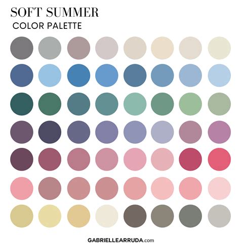 Soft Summer Color Palette