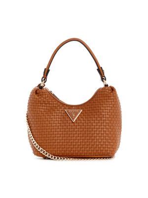 Buy Guess Women Brown Textured Pu Etel Mini Hobo Bag Online