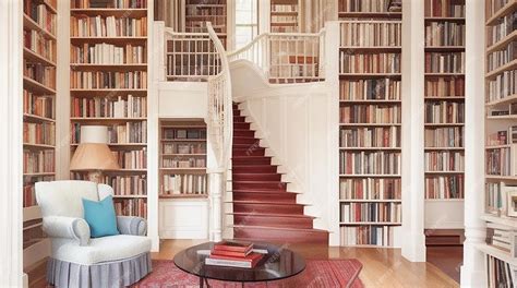Premium Photo | Luxury modern Design a home library with floor to ...