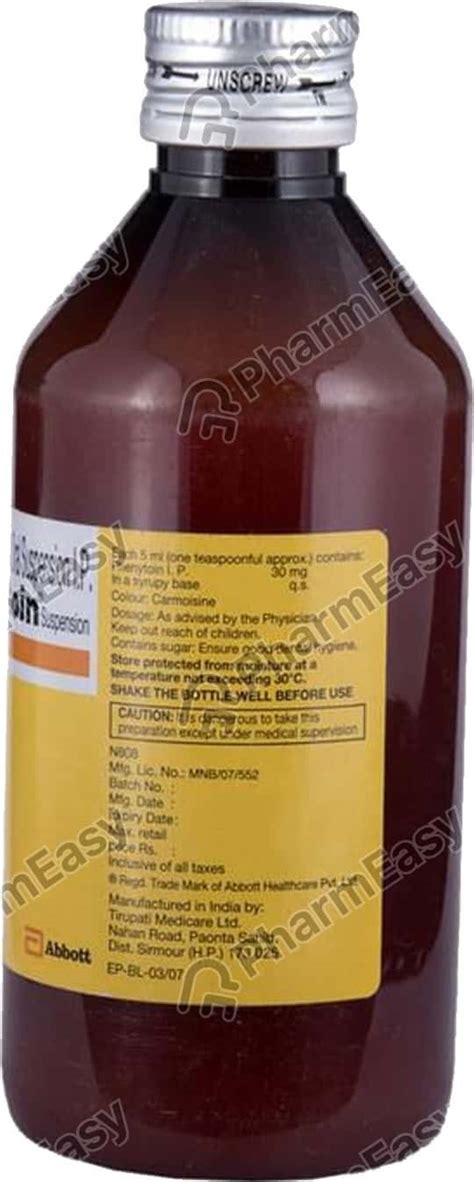 Buy Eptoin 30 MG Suspension (200) Online at Flat 15% OFF | PharmEasy