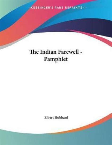 The Indian Farewell - Pamphlet: Buy The Indian Farewell - Pamphlet by ...