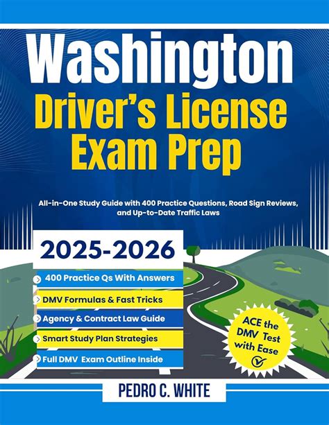 Washington Driver's License Exam Prep 2025-2026: All-in-One Study Guide ...