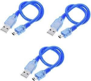 INVENTO 3pcs 30cm 0.3mtr Long MINI USB Cable For Nano Automotive ...