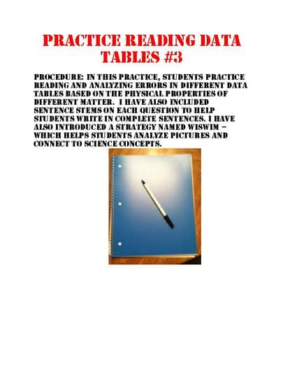 Image result for How to Read Data Tables