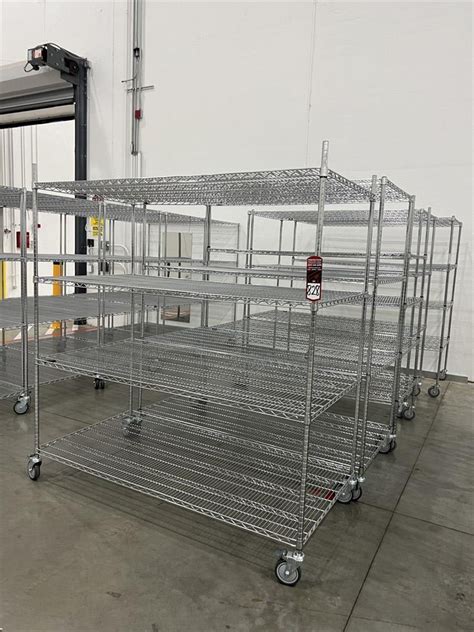 Lot of (5) Metro Rack Carts