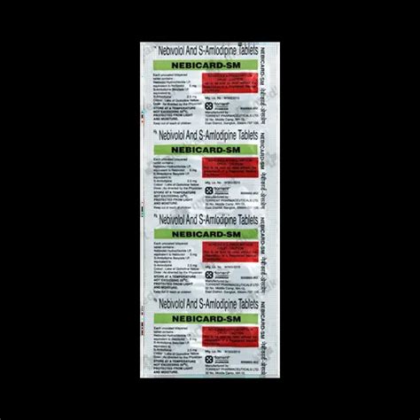 NEBICARD SM TABLET 10'S Price, Uses, Side Effects & Substitutes | Medkart