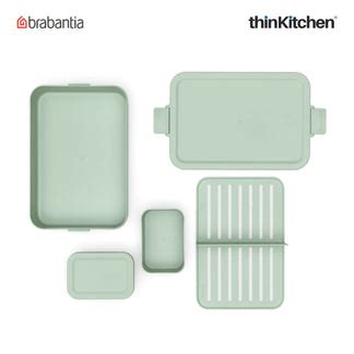 Buy Brabantia Make Take Lunch Box Bento Large Jade Green Online at ...
