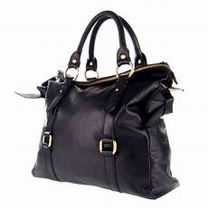 Black Designer Bag by Studiomoda Italian Made Black Leather Large Designer Black Designer Bag