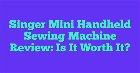 Image result for Singer Mini Sewing Machine
