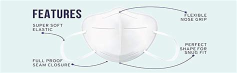 Mayfair N95 5 Layer with Nose Pin, Made in India (Pack of 2, Earloop ...