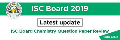 Students Got the Easiest Chemistry Question Paper in ISC Board Exam 2019
