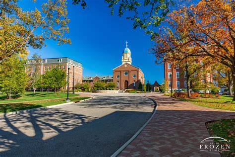 University of Dayton Chapel of the Immaculate Conception in Autumn No ...