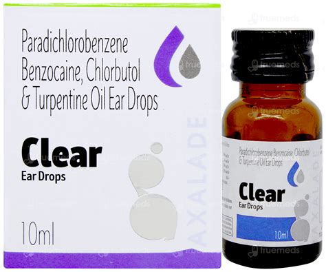 Clear Ear Drops 10 Ml - Uses, Side Effects, Dosage, Price | Truemeds