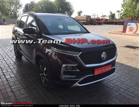 MG Hector completely revealed in new spy images- New Colour options ...