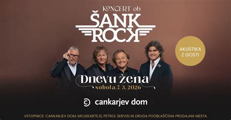 Šank Rock koncert ob dnevu žena - Cankarjev dom, Cankarjev dom ...