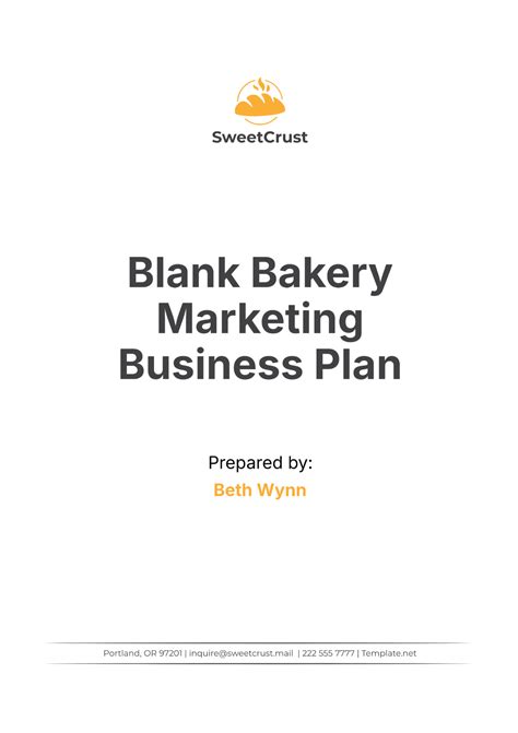 Image result for Bakery Business Plan Example