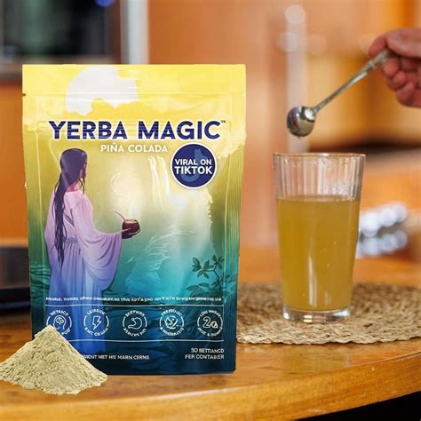 Yerba Magic Pineapple coconut ,Yerba Mate Instant Tea Powder, 3-in-1 Super Drink,30 Servings ...