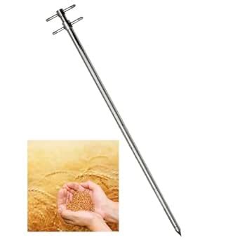 INTBUYING 39.5inch Double Rotary Grain Powder Sampler Three Zone Grain ...