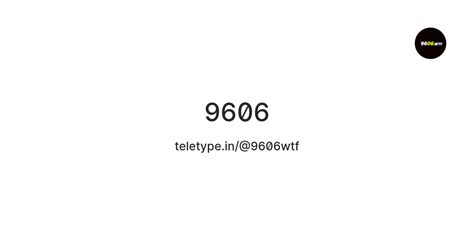9606 — Teletype