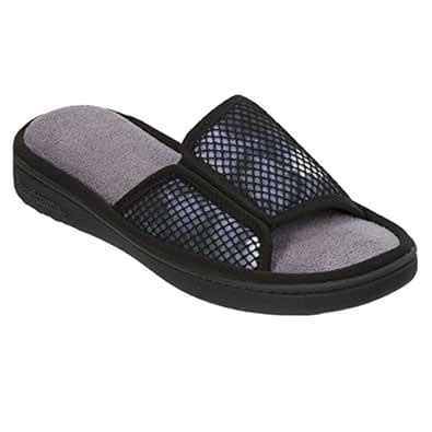 Buy Dearfoams Active Mesh (Black Multi) Slide with Gore Small UK/India ...