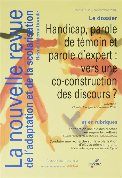 Amazon.in: Buy Revue nras n 75, handicap, parole de témoin et parole d ...