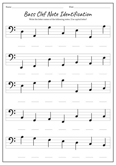 11 Piano Notes Worksheets - Free PDF at worksheeto.com