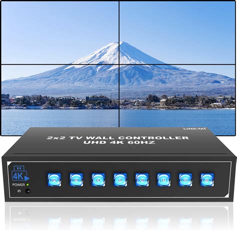 Amazon.com: 4K Video Wall Controller 3x3, HDMI & DP & Type-C Inputs ...