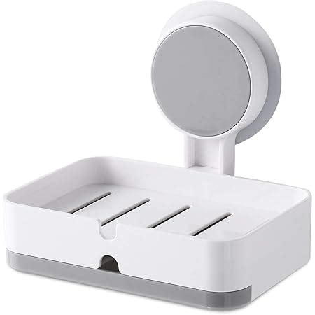 Ikea TISKEN Soap Dish with Suction Cup, White(Length: 14 cm (5 ½ ...
