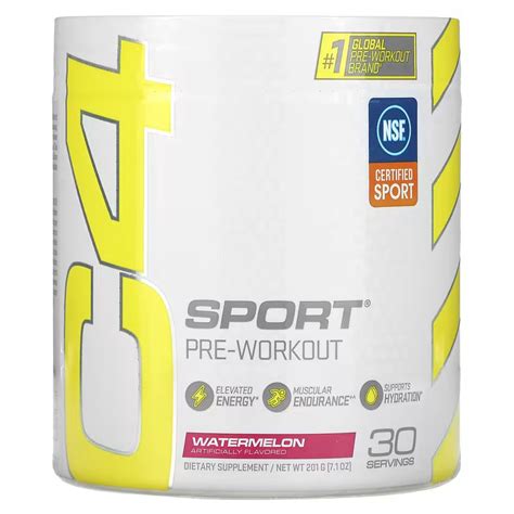 Cellucor, C4 Sport, Pre-Workout, (30 Servings) – INSHAPESTACK