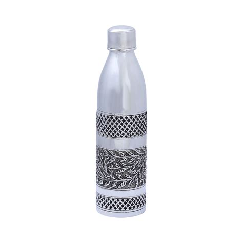 Silver Antique Water Bottle
